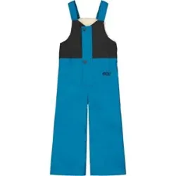 Picture Organic Clothing Atmungsaktive und wasserfeste Latzhose Snowy Bib Pants Serenity Blue  Kindergröße 84-89 cm Blau