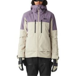 Picture Organic Clothing Wasserfeste und atmungsaktive Jacke Ski Exa Jkt Grape Jam für Damen Größe XS Beige