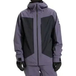 Quiksilver Stretch Ski /Snowboard Jacke aus PrimaLoft® Silver Active Ultralight Stretch 20k Jacket Graystone für Herren Größe M Grau