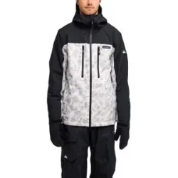 Quiksilver Veste de ski/snowboard Sycamore 20K Jacket Ice Camo Bone White für Herren Größe S schwarz