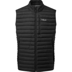 Rab ärmellose Stepp-und Daunenjacken Microlight Vest Black für Herren Größe L schwarz