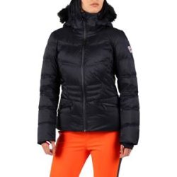 Rossignol Isolierte Skijacke aus natürlichen Daunen und PrimaLoft® W Joseray Down Jacket Black für Damen Größe M schwarz