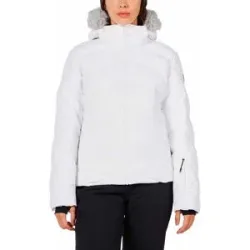 Rossignol Schützende und isolierende Skijacke W Staci Insulated Jacket White für Damen Größe L Weiß