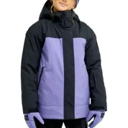 Roxy Veste de ski Ice Bounded Girl Jacket True Black  Kindergröße 14 Jahre Violett