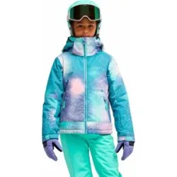 Roxy Veste de ski Ice Escape Girl Jacket Arctic Frostbite  Kindergröße 12 Jahre Blau