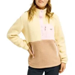 Roxy Polaire à col montant Alabama Cafe Au lait für Damen Größe M Beige