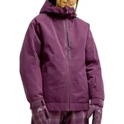 Roxy Veste de ski imperméable Crystal Clear Jacket Blackberry Wine für Damen Größe XS Bordeaux