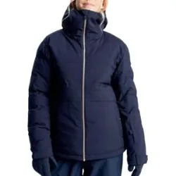 Roxy Doudoune à capuche imperméable Snowyhill Puffy Jacket True Black für Damen Größe L schwarz
