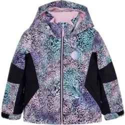 Roxy Veste de ski imperméable Snowy Tale Jacket True Black Snow Drifting  Kindergröße 2 Jahre Violett
