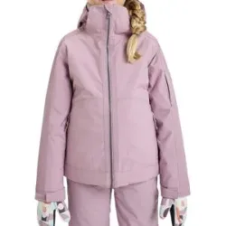 Roxy Warme Skijacke Meade Girl Jacket Discreet Mauve  Kindergröße 10 Jahre Rosa