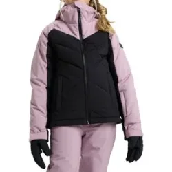 Roxy Skijacke Snowsylva Girl Jacket True Black  Kindergröße 10 Jahre Rosa