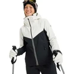 Roxy Skijacke Softshell Free Jet Block Jacket True Black für Damen Größe M schwarz