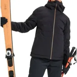 Roxy Stepp- Und Daundenjacken Ski Snowyhill Puffy Jacket True Black für Damen Größe XS schwarz