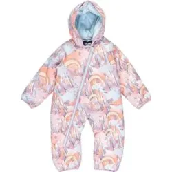 Roxy Overall / Einteiler / Kombination / Jumpsuit Ski / Snowboard Rose Jumpsuit Coral Chic Papercut  Kindergröße 6-12 Monate Rosa