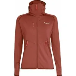 Salewa Leichter Stretch-Fleece mit Polarlite Reißverschluss &ndash; Damen / Frau &ndash; Agner Hybrid PL DST W FZ Hoody Agner Hybrid PL DST W FZ