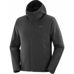 Salomon Wasserabweisende und atmungsaktive Stepp-und Daundenjacke &ndash; Herren &ndash; Mountain Flex Jkt Hd M Mountain Flex Jkt Hd M Deep Black