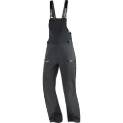 Salomon Wasserfeste Skilatzhose &ndash; Damen / Frau &ndash; Absolute 3L Bib W Absolute Bib W Deep Black für Damen Größe S schwarz