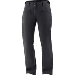 Salomon Pantalon de ski isolant Edge Pant W Deep Black für Damen Größe XS schwarz