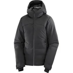 Salomon Entendaunen-Skijacke Alpenflow Down Jacket W Deep Black für Damen Größe XS schwarz