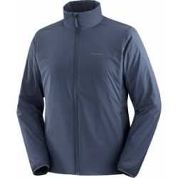 Salomon Leichter Stepp-und Daundenjacken aus PrimalLoft® Mountain Flex Jkt M Blue Nights für Herren Größe S Navy blau