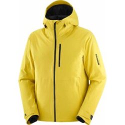 Salomon Isolierende Skijacke aus PrimaLoft® Highland Jacket M Cress Green für Herren Größe S Gelb