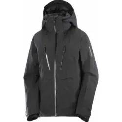 Salomon Isolierende und leichte Skijacke aus PrimaLoft® Brilliant 2.0 Jacket W Deep Black für Damen Größe S schwarz