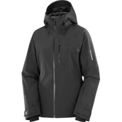Salomon Isolierende Skijacke  Highland Jacket W Deep Black für Damen Größe M schwarz