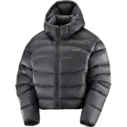 Salomon Stepp- Und Daundenjacken Outline Nov Crop Down W Deep Black für Damen Größe XS schwarz