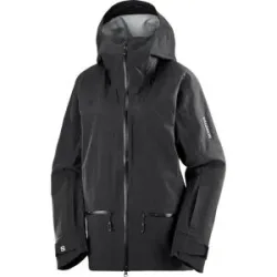 Salomon Wasserfeste und atmungsaktive Skijacke &ndash; Damen / Frau &ndash; Absolute 3L Jkt W Absolute 3L Jkt W Deep Black für Damen Größe M -