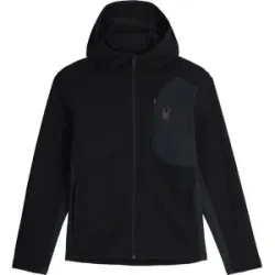 Spyder Fleecejacke mit Kapuze Bandit Hooded Jacket Black für Herren Größe L schwarz