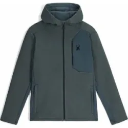 Spyder Fleecejacke mit Kapuze &ndash; Herren &ndash; Bandit Hooded Bandit Hooded Jacket Slate Blue für Herren Größe L Blau