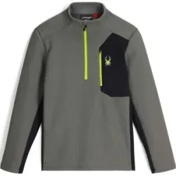 Spyder Fleecejacke mit halbem Reißverschluss &ndash; Herren &ndash; Bandit 1/2 Zip Bandit 1/2 Zip Storm für Herren Größe S Grau