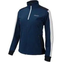 Swix Jacke Skijacken Skilanglauf Cross Jacket M Estate Blue für Herren aus Softshell Größe M Blau