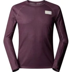 The North Face Technischer Baselayer A68A Circular Dot Knit Crew Midnight Mauve für Herren Größe XS Violett