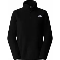 The North Face Fleecepullover mit halbem Reißverschluss W Glacier Fleece 1/4 Zip Jacket TNF Black für Damen Größe XL schwarz