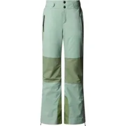 The North Face Warme, wasserfeste Skihose W Lenado Pant Slate Moss Bark Mist für Damen Größe L Grün