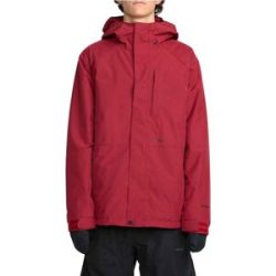 Volcom Snowboard Jacke aus GORE-TEX ePE Dua Insulated Gore-Tex Jacket Burnt Red für Herren Größe S Rot