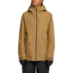 Volcom Wasserfeste und atmungsaktive Snowboardjacke aus GORE-TEX ePE Tester 3L Gore-Tex Jacket Bronze für Herren aus Leder Größe M Braun