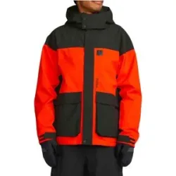 Volcom Wasserfeste und atmungsaktive Snowboardjacke Kleveland Jacket Orange Shock für Herren aus Leder Größe M