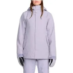 Volcom Wasserfeste und isolierende Snowboardjacke Stoney Shadow Insulated Jacket W Lavender Aura für Damen aus Leder Größe S Violett