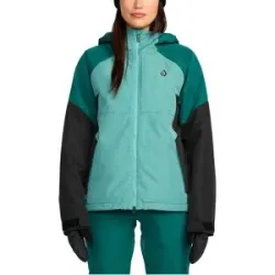Volcom Wasserfeste und isolierende Snowboard Jacke Agate Insulated Jacket Arctic W Blue für Damen Größe M Blau