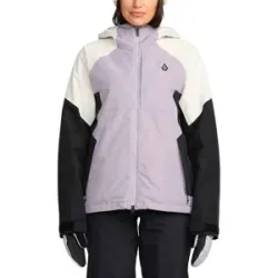 Volcom Wasserfeste und isolierende Snowboard Jacke Agate Insulated Jacket Lavender W Aura für Damen Größe S Violett