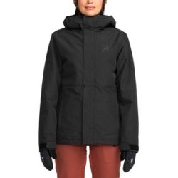 Volcom Wasserfeste und isolierende Snowboard Jacke Bolt Insulated Jacket W Black für Damen aus Leder Größe L schwarz