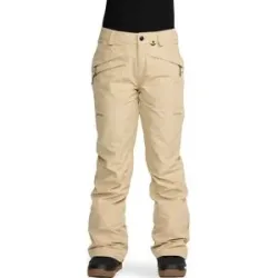 Volcom Wasserfeste und atmungsaktive Schneehose aus GORE-TEX ePE Kanyon Insulated Gore-Tex Pant W Oatmeal für Damen Größe S Beige