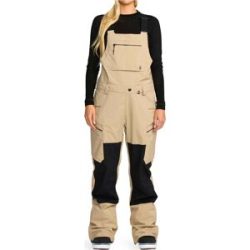 Volcom Wasserfeste und atmungsaktive Schnee-Latzhose aus GORE-TEX ePE- Damen / Frau Ash Stretch Gore-Tex Bib Overall W Oatmeal für Damen Größe