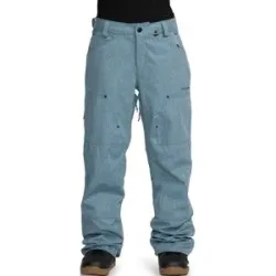 Volcom Pantalon de snow imperméable et respirant Pollock Pant W Denim für Damen Größe M Blau