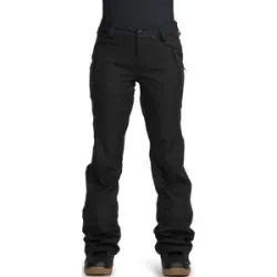Volcom Wasserfeste und atmungsaktive Schneehose Genus Stretch Pant W Black für Damen Größe S schwarz