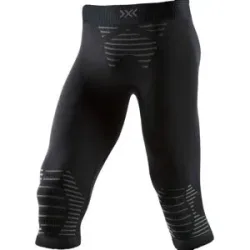 X-Bionic Technische 3/4 Strumpfhose Invent 4.0 Pants 3/4 M Black/Charcoal für Herren Größe L schwarz