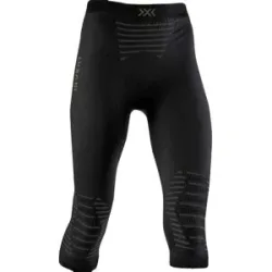 X-Bionic Technische 3/4 Strumpfhose Invent 4.0 Pants 3/4 W Black/Charcoal für Damen Größe L schwarz