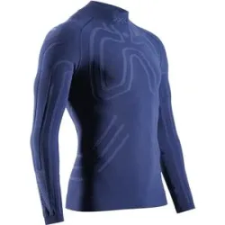 X-Bionic Thermo-T-Shirt mit langen ärmeln / Griff / ärmel Heatloop Shirt LS M Marine für Herren Größe M Navy blau